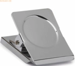 12 x Maul Papier-Klemmer mit Magnet 40mm hellsilber