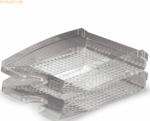 6 x Durable Briefablage Trend A4 transparent
