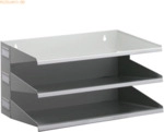 Durable Postsortieranlage Sortierreck 3 F&auml;cher 360x205x250mm grau