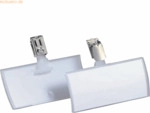 Durable Namensschilder Click Fold 54x90mm mit Clip transparent Ve=25 S