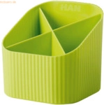 Han Schreibtischk&ouml;cher Re-X-Loop 4 F&auml;cher RC-Kunststoff lemon