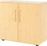 mcbuero.de Schrank Serie 9 2OH BxTxH 80x42x74,8cm Griff BS Ahorn