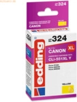 Edding Tintenpatrone kompatibel mit Canon CLI-551 yellow