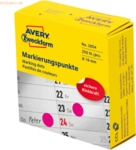 Avery Zweckform Markierungspunkte auf Rolle 19mm magenta VE=250 Etiket