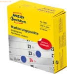 Avery Zweckform Markierungspunkte auf Rolle 19mm blau VE=250 Etiketten