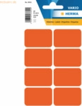 10 x HERMA Vielzweck-Etiketten 25x40mm rot VE=40 St&uuml;ck