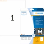 HERMA Etiketten Outdoor Klebefolie wei&szlig; 210x297mm Special A4 VE=10 St&uuml;