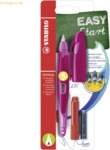3 x Stabilo Schulf&uuml;ller Easybirdy A Linksh&auml;nder beere/pink