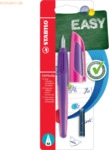 5 x Stabilo Schulf&uuml;ller Easybuddy Feder M lila/magenta