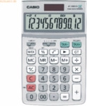 Casio Tischrechner JF-120 ECO 12-stellig Batterie/Solar-Betrieb silber