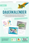Folia Bastelkalender - A4 blanco wei&szlig; 13 Blatt + 1 zus&auml;tzliches Deckbl