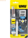 6 x Uhu Reparaturkleber Turbo Fix2 Fl&uuml;ssig Flex ohne L&ouml;sungsmittel 10
