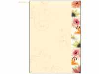 Sigel Motivpapier Flowerstyle A4 VE=50 Blatt