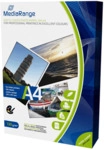 MediaRange DIN A4 Fotopapier f&uuml;r Tintenstrahldrucker matt 130g 100 Bla