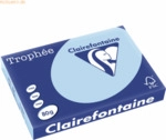 5 x Clairefontaine Kopierpapier Trophee A3 80g/qm VE=500 Blatt eisblau