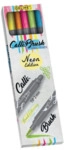 ONLINE Faserschreiber Calli.Brush Duo - neon Farben 5 St&uuml;ck sortiert.