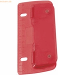 Wedo Taschenlocher 8cm Kunststoff rot