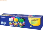 6 x Pelikan Temperafarben 740/6EU VE=6 Farben 25ml