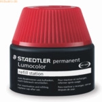 Staedtler Nachf&uuml;lltinte Lumocolor permanent rot