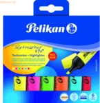 5 x Pelikan Textmarker 490 nachf&uuml;llbar VE=6 St&uuml;ck farbig sortiert