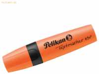 10 x Pelikan Textmarker 490 Leucht-Orange