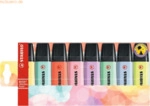 5 x Stabilo Textmarker Boss Original Pastel Etui VE=8 Farben