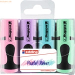 20 x Edding Textmarker edding 7 Mini VE=4 St&uuml;ck sortiert pastell