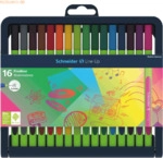 Schneider Fineliner Line-Up 0,4 mm 16er Stiftebox sortiert