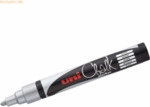 Uni-Ball Kreidemarker Uni Chalk PWE-5M 1,8-2,5mm silber
