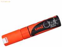 Uni-Ball Kreidemarker Uni Chalk PWE-8K 8mm orange