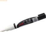 Faber Castell Kreidemarker Uni Chalk PWE-3MS 0,9-1,3mm wei&szlig;