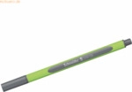 5 x Schneider Fineliner Line-Up 0,4 mm space-grey