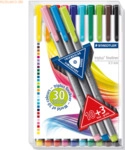 Staedtler Feinschreiber triplus fineliner 0,3mm Set mit 13 Farben