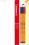 10 x Stabilo Fineliner point 88 0,4 mm sortiert Blisterkarte VE=3 St&uuml;c