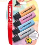 10 x Stabilo Textmarker Boss Original Pastel Blister VE=4 Farben