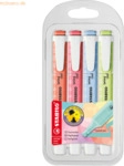 5 x Stabilo Textmarker swing cool Pastel Etui VE=4 Stifte