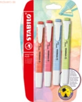 10 x Stabilo Textmarker swing cool Pastel VE=4 St&uuml;ck Blister