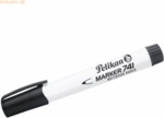 10 x Pelikan Whiteboardmarker 741 nachf&uuml;llbar 2mm schwarz