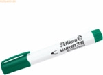 10 x Pelikan Whiteboardmarker gr&uuml;n 741 nachf&uuml;llbar 2mm gr&uuml;n