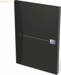 5 x Oxford Gesch&auml;ftsbuch Smart Black A4 kariert 96 Blatt schwarz