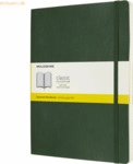 Moleskine Notizbuch XL 19x25cm kariert Softcover myrtengr&uuml;n