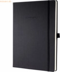 Sigel Notizbuch Conceptum Pure A4+ hardcover 97 Blatt kariert schwarz
