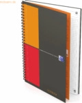 5 x Oxford International Notebook Connect B5 80 Blatt 80g/qm kariert