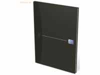 5 x Oxford Notizbuch Office Smart Black A4 blanko 96 Blatt 90 g/qm
