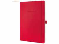 Sigel Notizbuch Conceptum A4 194 Seiten Softcover kariert 80g red
