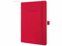 Sigel Notizbuch Conceptum A5 194 Seiten Softcover liniert 80g red