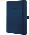 Sigel Notizbuch Conceptum A5 194 Seiten Softcover kariert 80g midnight