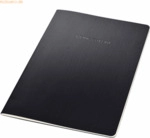 5 x Sigel Notizheft Conceptum A4 64 Seiten Softcover kariert 80g black