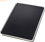 Sigel Spiralblock Conceptum A5 160 Seiten Hardcover liniert 80g black