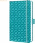 2 x Sigel Notizbuch Jolie ca. A6 liniert Hardcover Aqua Green